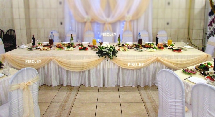Свадебный 
стол фото
