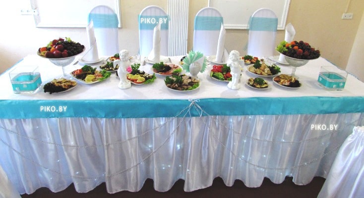 Свадебный стол невесты