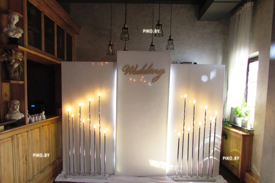 Фотозона в ресторане Белив Ратомка